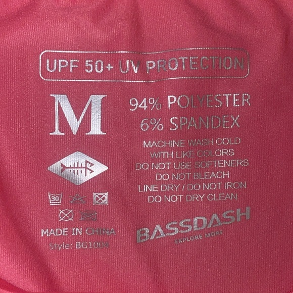 Pink long sleeve UPF 50+ rash guard - Picture 6 of 6